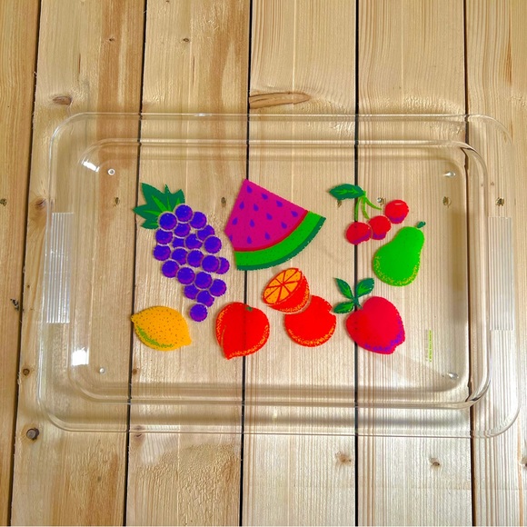 Vintage Kitchen Retro Vintage Plastic Fruit Tray Poshmark